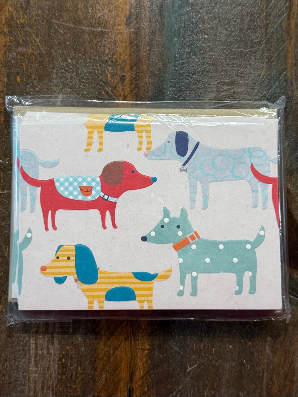 Hallmark Colorful Dogs Blank Note Cards & Envelopes 10 Count New in Box